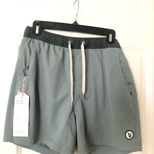 Vuori Men's Teal Athletic Shorts